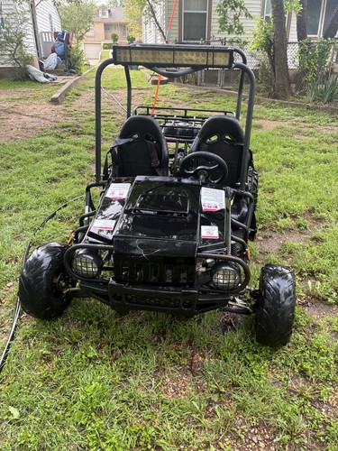 Black two seater gas - two-seater, off-road
